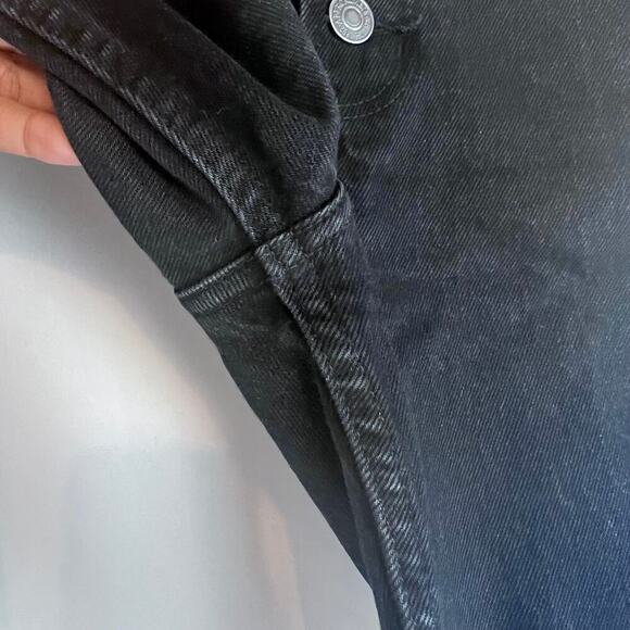 Abercrombie & Fitch Womens The Skinny High Rise Denim Black Buttonfly Sz 26/2R - Picture 3 of 8